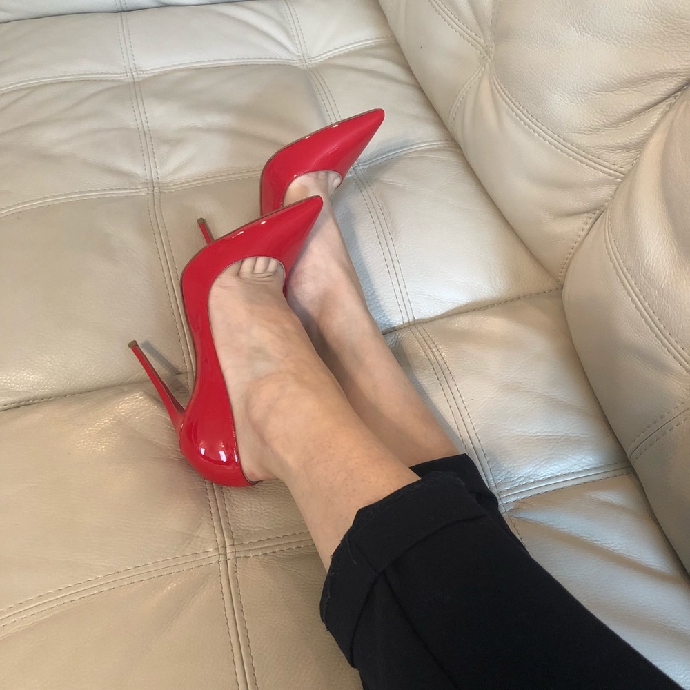SOLD Christian Louboutin Rubis Patent So Kate 120 - Picture 7 of 8